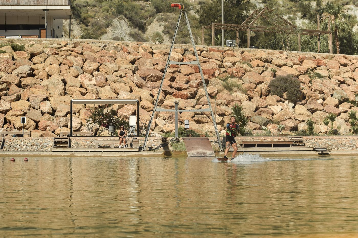 2-pulley beginner cable system at Lunar