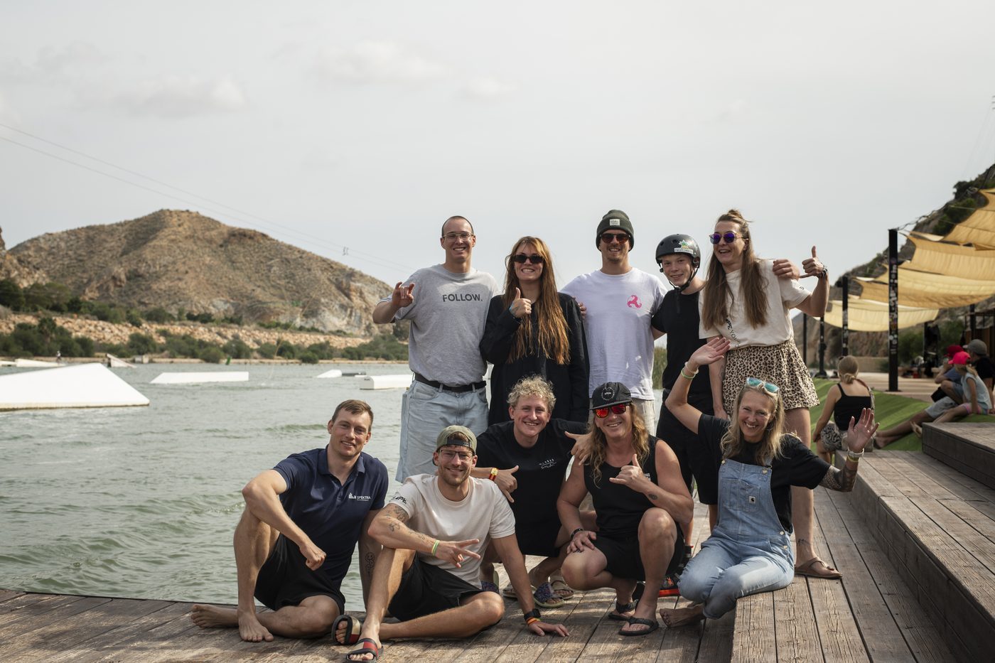 Community at Lunar — group at the dock