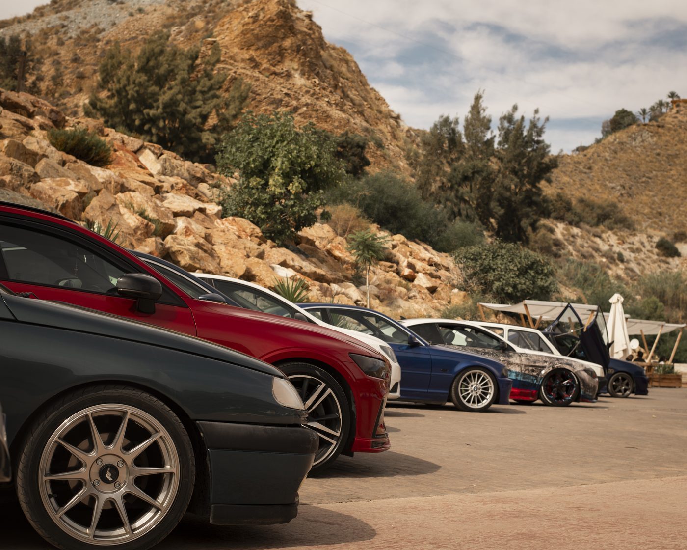 Premium cars on display at Car Levante