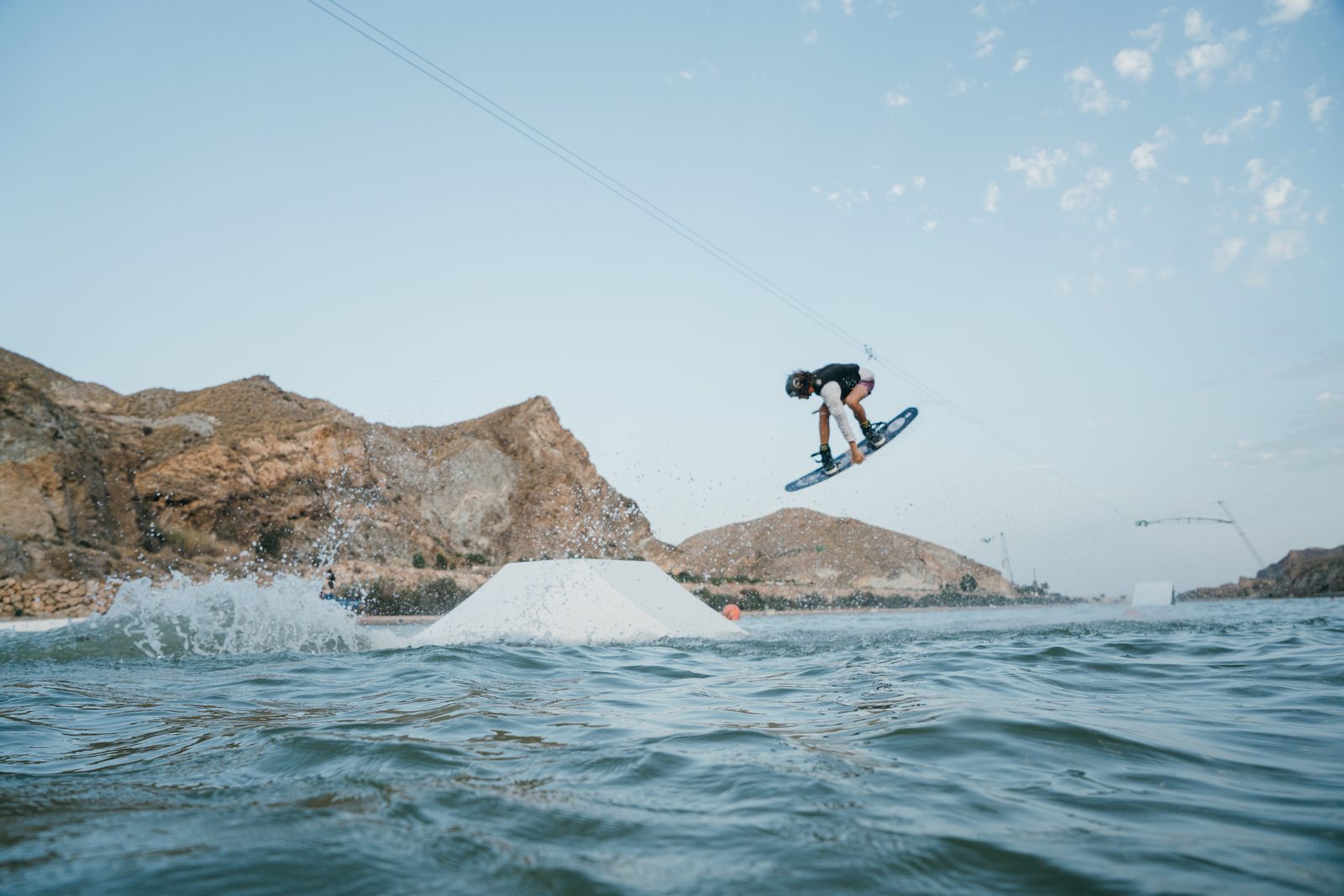 Wakeboarding at Lunar Cable Park
