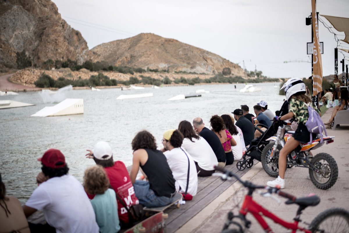 Wake Fest crowd watching the action