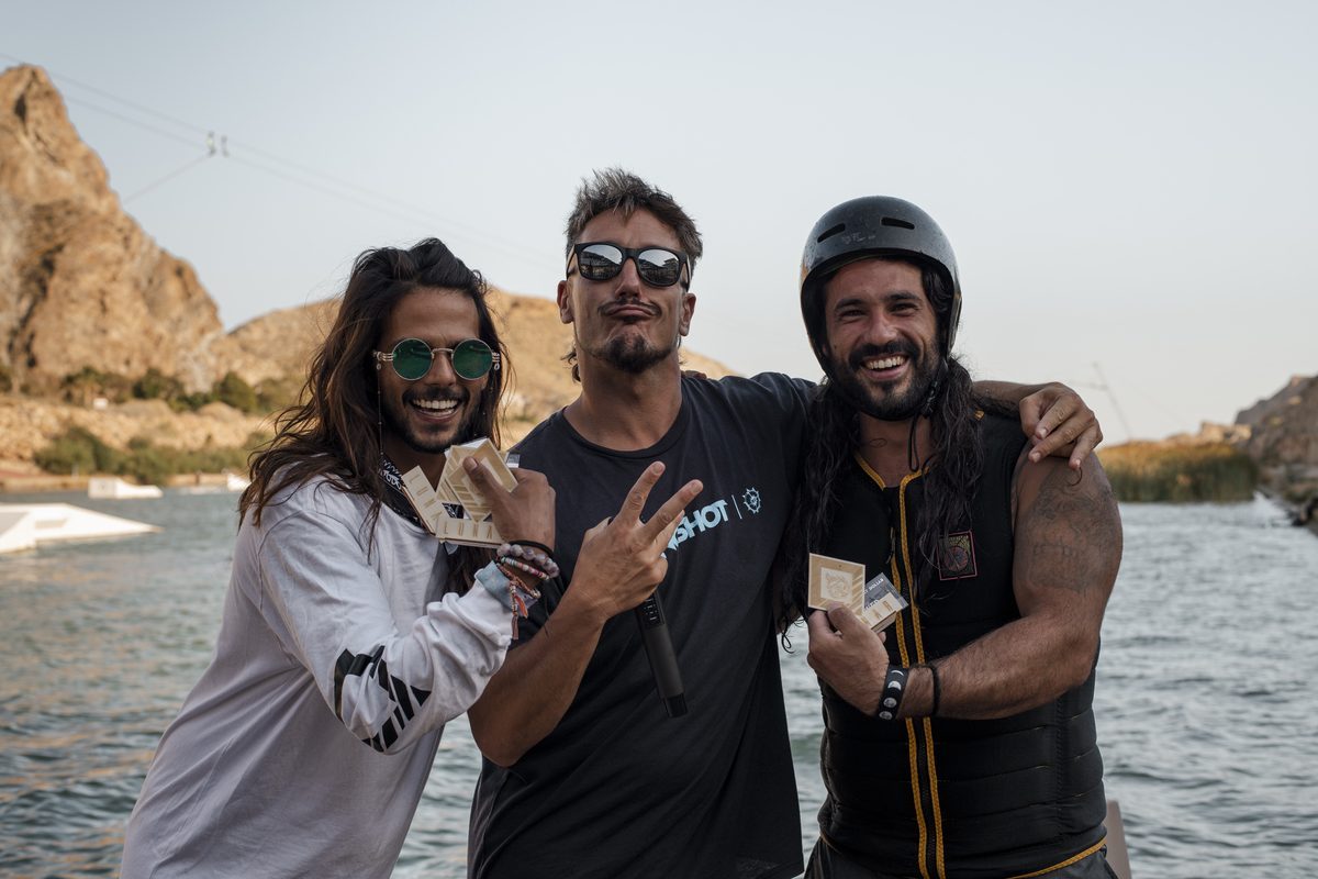 Wake Fest riders celebrating